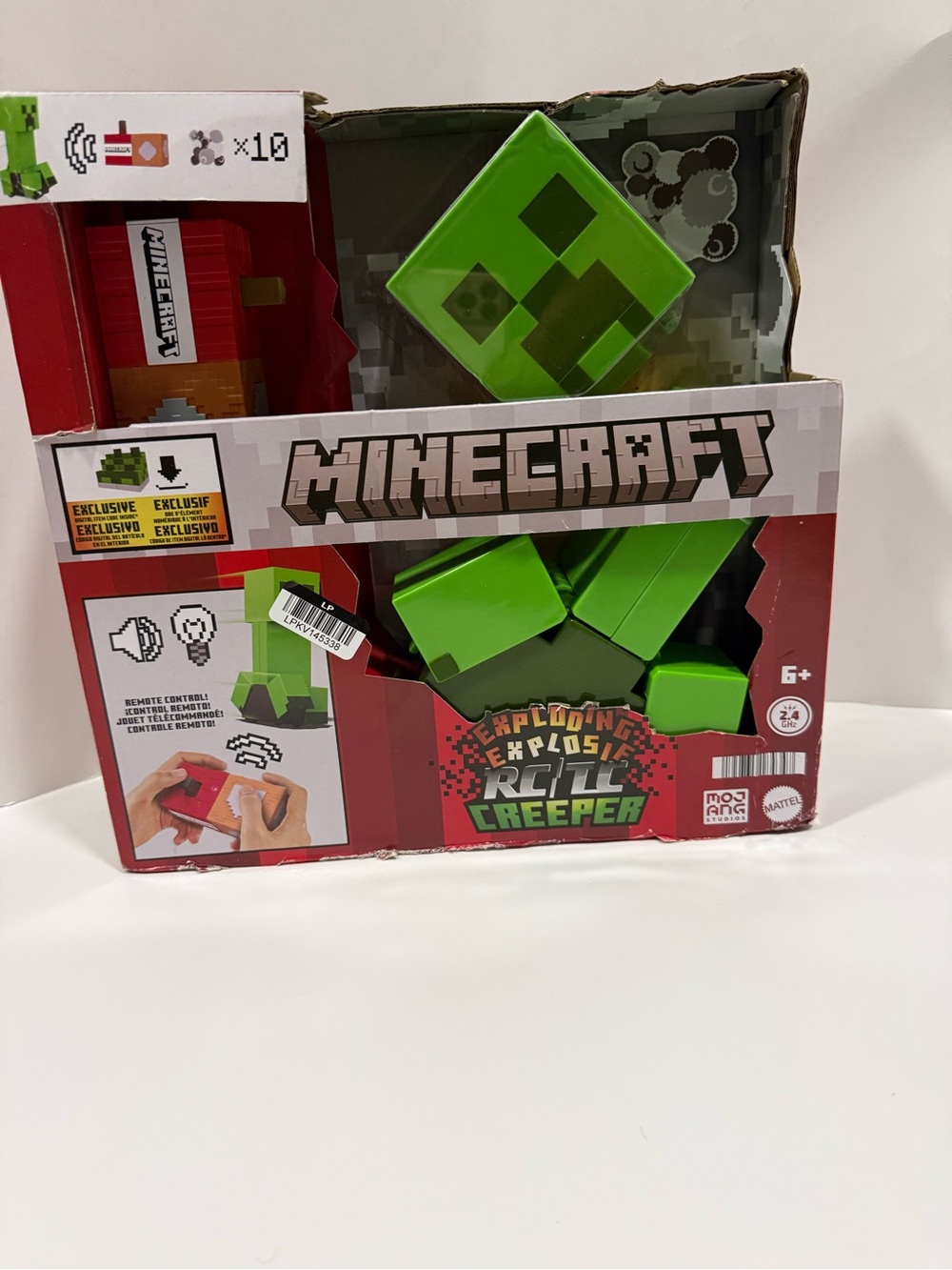 Mattel Minecraft Exploding RC Creeper Remote Control Toy